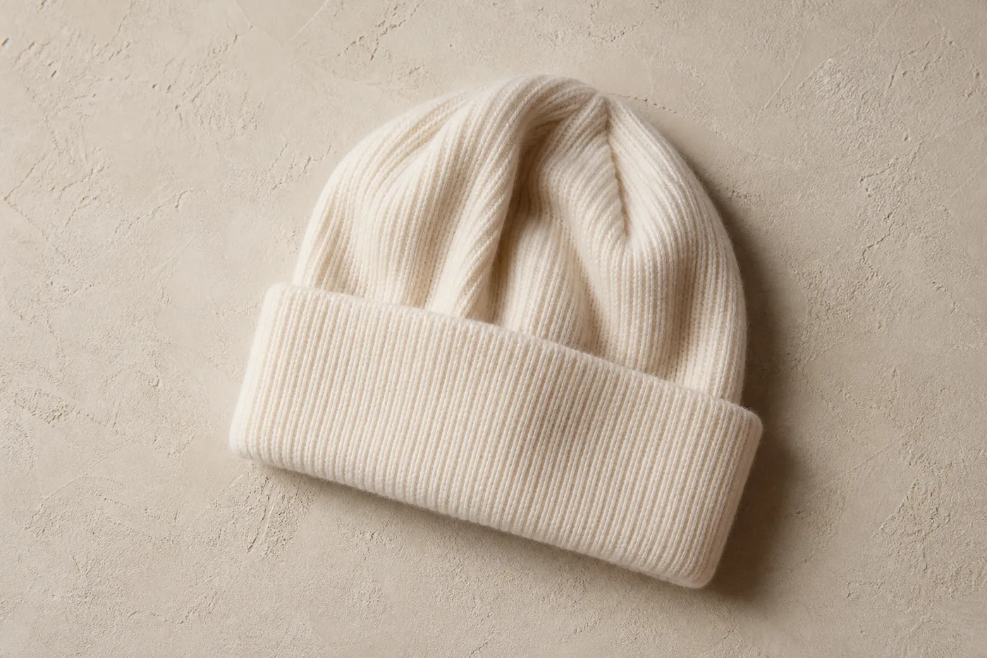 Ribbed-Knit Beanie No.19