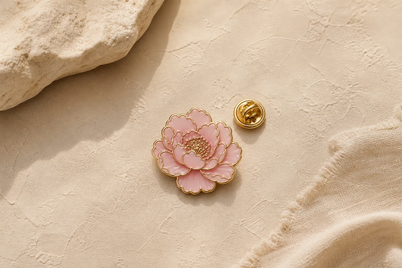 Enamel Flower Pin No.14